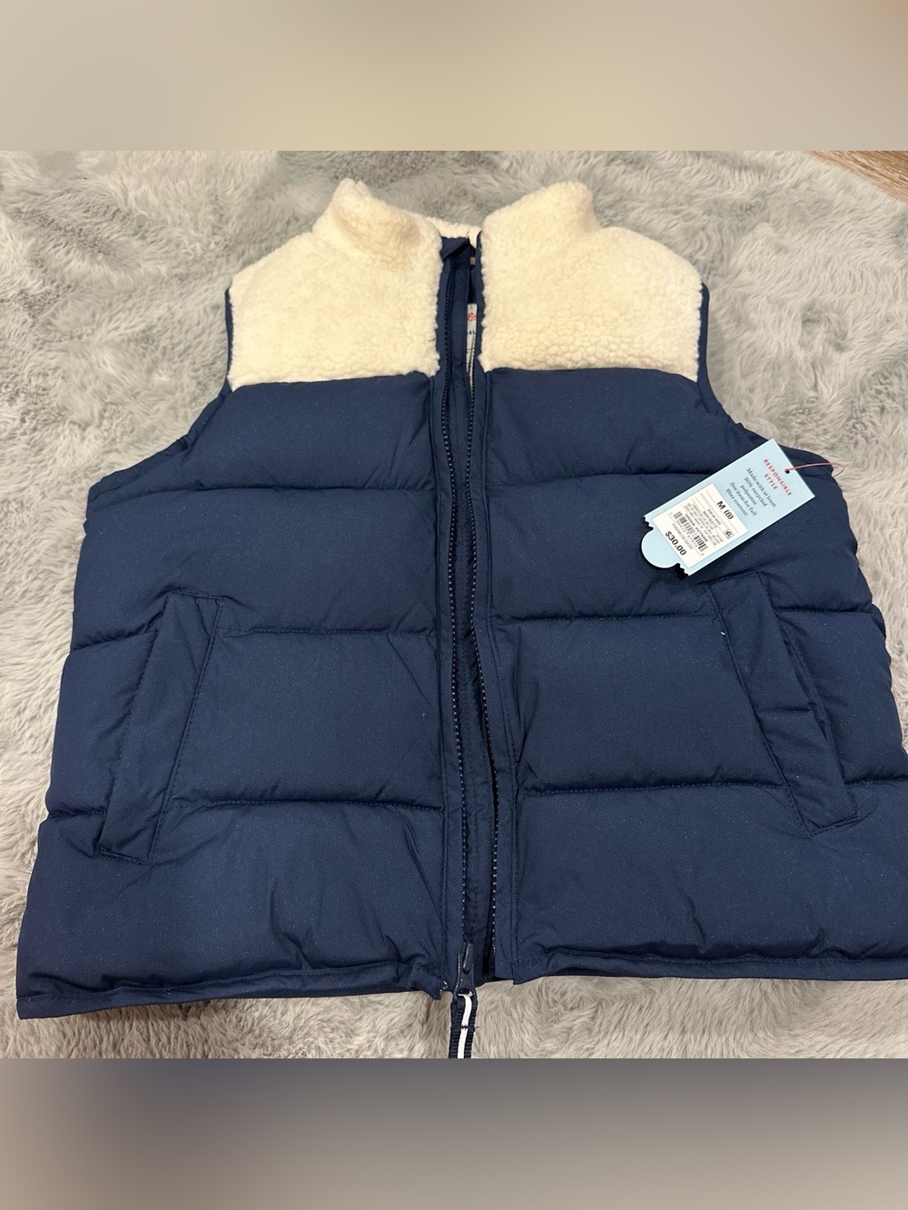 Cat & Jack Navy Jacket with Cream Label